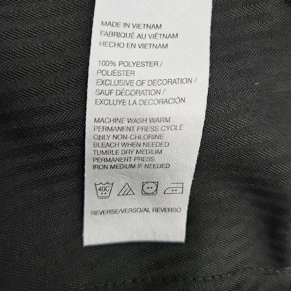 IZOD Golf Pants Dark Gray Straight Leg Flat Front Lightweight - Picture 7 of 8